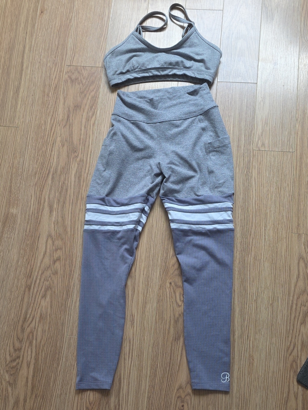 Bombshell sportswear Grey Leggings and sports bra